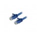 StarTech.com 1ft Blue Cat6 Patch Cable with Snagless RJ45 Connectors - Short Ethernet Cable - 1 ft Cat 6 UTP Cable (N6PATCH1BL) - Cable de interconexión - RJ-45 (M) a RJ-45 (M) - 30.5 cm - UTP - CAT 6 - moldeado, sin enganches - azul - para P/N: BNDDKTCHV StarTech.com 1ft Blue Cat6 Patch Cable with Snagless RJ45 Connectors - Short Ethernet Cable - 1 ft Cat 6 UTP Cable (N6PATCH1BL) - Cable de interconexión - RJ-45 (M) a RJ-45 (M) - 30.5 cm - UTP - CAT 6 - moldeado, sin enganches - azul - para P/N: BNDDKTCHV