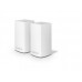 Linksys VELOP Whole Home Mesh Wi-Fi System WHW0102 - Sistema Wi-Fi (2 enrutadores) - malla - GigE - 802.11a/b/g/n/ac, Bluetooth 4.1 - Doble banda