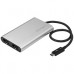 StarTech.com Adaptador Thunderbolt 3 a 2 Puertos DisplayPort 4K 60Hz Compatible con Windows y Mac - Conversor Thunderbolt 3 a DisplayPort - Adaptador USB/DisplayPort - USB-C (M) a DisplayPort (H) - Thunderbolt 3 - 30 cm - compatibilidad con 5K, activo - p