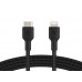 Belkin BOOST CHARGE - Cable Lightning - USB-C (M) a Lightning (M) - 1 m - negro - suministro de potencia USB (18W) - para Apple iPad/iPhone/iPod (Lightning)