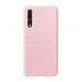 Huawei - Carcasa trasera para teléfono móvil - silicona - rosa - para Huawei P20
