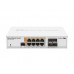 MikroTik Cloud Router Switch CRS112-8P-4S-IN - Conmutador - L3 - Gestionado - 18 x 10/100/1000 (PoE) + 4 x SFP - sobremesa, montaje en rack - PoE+ - alimentación de CC