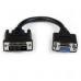 StarTech.com Adaptador Conversor de 20cm para Monitor de Ordenador DVI-I a VGA - DVI-I Macho - HD15 Hembra - Cable Convertidor Negro - Adaptador VGA - DVI-I (M) a HD-15 (VGA) (H) - 20 cm - tornillos de mariposa - negro StarTech.com Adaptador Conversor de 20cm para Monitor de Ordenador DVI-I a VGA - DVI-I Macho - HD15 Hembra - Cable Convertidor Negro - Adaptador VGA - DVI-I (M) a HD-15 (VGA) (H) - 20 cm - tornillos de mariposa - negro