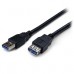StarTech.com Cable de 1m de Extensión Alargador Pasivo USB 3.0 SuperSpeed - Macho a Hembra USB A - Extensor - Negro - Cable alargador USB - USB Tipo A (M) a USB Tipo A (H) - USB 3.0 - 1 m - negro - para P/N: BNDDKT30CAHV, SV211DPUA4K, SV211HDUA4K, USB2001 StarTech.com Cable de 1m de Extensión Alargador Pasivo USB 3.0 SuperSpeed - Macho a Hembra USB A - Extensor - Negro - Cable alargador USB - USB Tipo A (M) a USB Tipo A (H) - USB 3.0 - 1 m - negro - para P/N: BNDDKT30CAHV, SV211DPUA4K, SV211HDUA4K, USB2001
