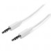 StarTech.com Cable de 3 metros Delgado de Audio Estéreo Mini Jack de 3,5mm - Blanco - Macho a Macho - Cable de audio - miniconector estéreo (M) a miniconector estéreo (M) - 3 m - blanco - para P/N: PEXSOUND7CH StarTech.com Cable de 3 metros Delgado de Audio Estéreo Mini Jack de 3,5mm - Blanco - Macho a Macho - Cable de audio - miniconector estéreo (M) a miniconector estéreo (M) - 3 m - blanco - para P/N: PEXSOUND7CH