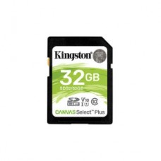 KINGSTON 32GB SDHC CANVASSELECT PLUS 100R C10 UHS-I U1 V10         