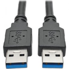 CABLE USB 3.0 SUPERSPEED A/A M/M NEGRO 0.91 M Ý3 PIES¨          