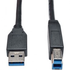 CABLE PARA DISPOSITIVO USB 3.0 SUPERSPEED AB M/M NEGRO 1.83 M     