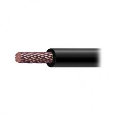 Cable de Cobre Recubierto THW-LS Calibre 1/0 AWG 19 Hilos Color Negro (100 metros).