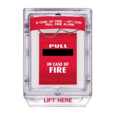 Protector de Policarbonato Súper Resistente para Palanca de Incendio Texto en Ingles