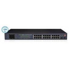 Switch PROVISION-ISR PoES-24380GCL+2SFP - Negro, 24 puertos