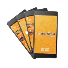 Paquete con 4 tablets Soft Restaurant Movil NATIONALSOFT PROM-SR-MOVIL2+4TB7 - Punto de venta, Soft Restaurant PRO, 1 licencia