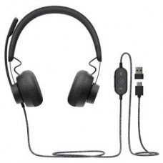 LOGITECH ZONE WIRED UC GRAPHITE - USB - N/A - AMR - UC    