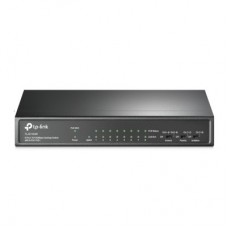 Switch TP-LINK TL-SF1009P - Negro, 8 puertos 10/100 Mbps POE + 1 puerto 10/100Mbps, No administrable 10/100Mbps POE