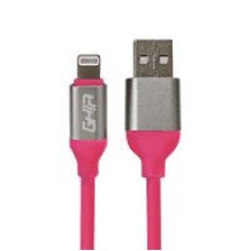 CABLE TIPO LIGHTNING GHIA 1M COLOR ROSA