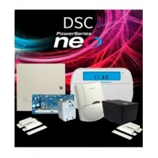 DSC NEO-ICON - Paquete SERIE NEO con panel HS2032 de 8 zonas cableadas expandible a 32 / Teclado de Iconos HS2ICN -