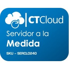 Servidor Virtual a la MEDIDA en nube NCSVMEDIDA CT CLOUD - Sistema Operativo especifico, recursos especificos del servidor en VCPU, RAM, DD SSD.