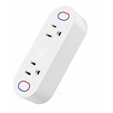 Smart Plug VICA Doble - Wi-Fi, Interior, Blanco, AC 100-240 V