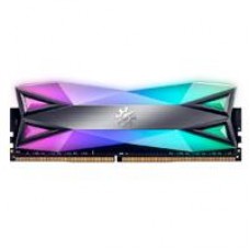 MEMORIA ADATA UDIMM DDR4 8GB PC4-24000 3000MHZ CL16 1.35V XPG SPECTRIX D60G RGB GRIS CON DISIPADOR PC/GAMER/ALTO RENDIMIENTO