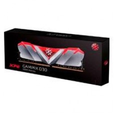 MEMORIA ADATA UDIMM DDR4 16GB PC4-25600 3200MHZ CL16 1.35V XPG GAMMIX D30 ROJO CON DISIPADOR PC/GAMER/ALTO RENDIMIENTO