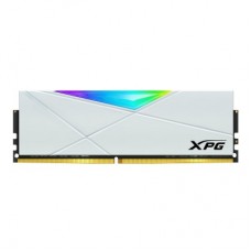 Memoria RAM ADATA SPECTRIX D50 - 32GB KIT (2X16GB), DDR4, 3200 MHz, UDIMM, con Iluminación RGB. Disipador BLANCO