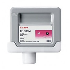 Tanque de tinta CANON PFI-303 - Magenta, 330ml. Tecnología de impresión inyección de tinta. Tinta a base de pigmentos