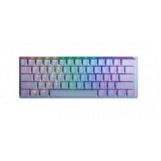 Teclado Razer Huntsman Mini - 60  Optical Gaming Keyboard - Mercury (Clicky Purple Switch) RZ03-03390300-R3M1 -