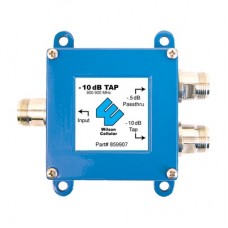 Separador TAP -10 dB con rango de frecuencia de 700 a 2500 MHz. Ideal para separar la antenas a diferentes longitudes de cable coaxial. 50 Ohm con conectores N Hembra.