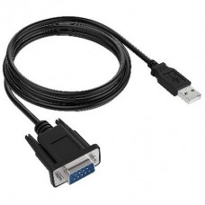 Convertidor USB A Serial DB9M  BROBOTIX 963579 - Negro