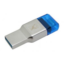 Lector de Memoria Kingston Technology FCR-ML3C - Plata, Azul, USB 3.1