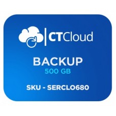 Backup en la Nube CT Cloud NCBU500GB - Servicio de Nube, 500 GB