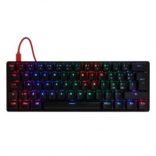 Teclado Mecánico 60  Game Factor KBG560-RD - Rgb, Teclas Extras Red Intercambiables, Red Switch, Usb Rojo