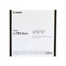 Toner  CANON T03 BK - Laser, 51500 paginas., Negro, imageRUNNER 525/615/715/527/617/717