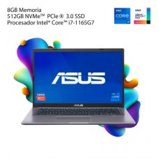 Computadora Portátil ASUS Vivobook F415EA-i78G512-H1 - 14 Pulgadas, Intel Core i7, i7-1165G7, 8 GB, Windows 11 Home, 512 GB