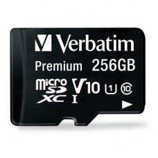 Tarjeta de Memoria 70364 marca VERBATIM microSDXD PREMIUM con adaptador -