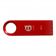 Memoria USB Blackpcs de 8GB 2108 acabado Metálico. Color Rojo (MU2108R-8) -