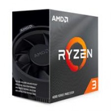 PROCESADOR AMD RYZEN 3 4100 S-AM4 4A GEN / 3.8 - 4.0 GHZ / CACHE 4MB / 4 NUCLEOS / SIN GRAFICOS / CON DISIPADOR / GAMER MEDIO