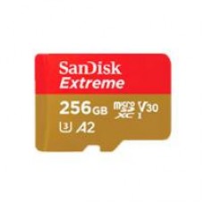 MEMORIA SANDISK EXTREME 256GB MICRO SDXC 190MB/S 4K CLASE 10 A2 V30 C/ADAPTADOR