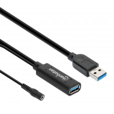153768 Cable USB V3.0 Ext. Activa 15.0M Negro -