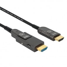 355193 Cable Óptico Activo HDMI de Alta Velocidad con conector HDMI desmontable 30m. -