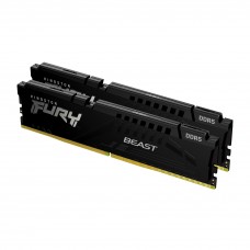 Memoria KINGSTON 16GB 5600MT/s DDR5 CL36 DIMM (Kit of 2) FURY Beast KF556C36BBEK2-16 Negra -