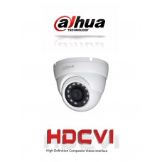 DAHUA HAC-HDW1200MN-0280B - Camara Domo 1080p/ Metálica/ Lente de 2.8mm/ 101 Grados de Apertura/ Ir de 30 Metros/ IP67/ DWDR/ BLC/HLC/AGC/TVI/AHD/CBVS -