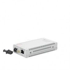 Convertidor de medios ALLIED TELESIS Gigabit Ethernet a fibra óptica - conector LC, multimodo (MMF), distancia de 220 hasta 500 m. AT-MMC2000/LC/960.