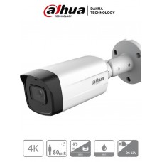 DAHUA HAC-HFW1801TM-I8 - Camara Bullet 4k/ 8 Megapixeles/ Super Adapt/ IR de 80 Metros/ WDR Real de 120 dB/ Metalica/ Soporta: CVI/TVI/AHD/CVBS/ IP67 -