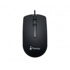 Mouse Nextep Alámbrico USB NE-414 1000 dpi Color Negro 3 botones USB -