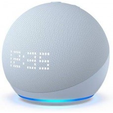 Echo Dot con reloj (5.ª generación - modelo de 2022) | Bocina inteligente con reloj y Alexa | Azul