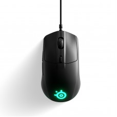 Mouse Para Juegos SteelSeries Rival 3. 8.500 CPI. TrueMove Core Sensor óptico. 6 Botones programables. Botones de Disparo divididos -