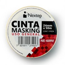 Cinta Masking Tape Nextep NE-609V Uso General 24mm x 50mm metros -