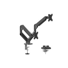 Brazo Articulador Para Dos Monitores Naceb (NA-0214) - Brazo Articulador Para Dos Monitores Na-0214 Negro Dsa2102