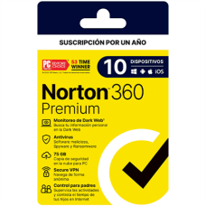 Licencia Antivirus Norton 360 Premium 1 Año 10 Dispositivos 21443392 Licencia Antivirus Norton 360 Premium 1 Año 10 Dispositivos 21443392